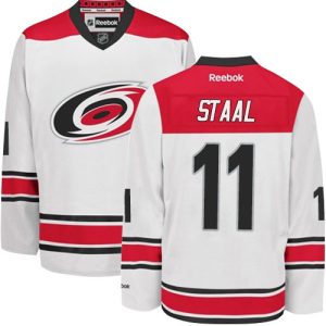 Herren Carolina Hurricanes Eishockey Trikot Jordan Staal #11 Reebok Weiß Auswärts